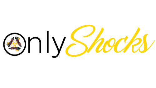6 Inch Only Shocks Stickers (black)