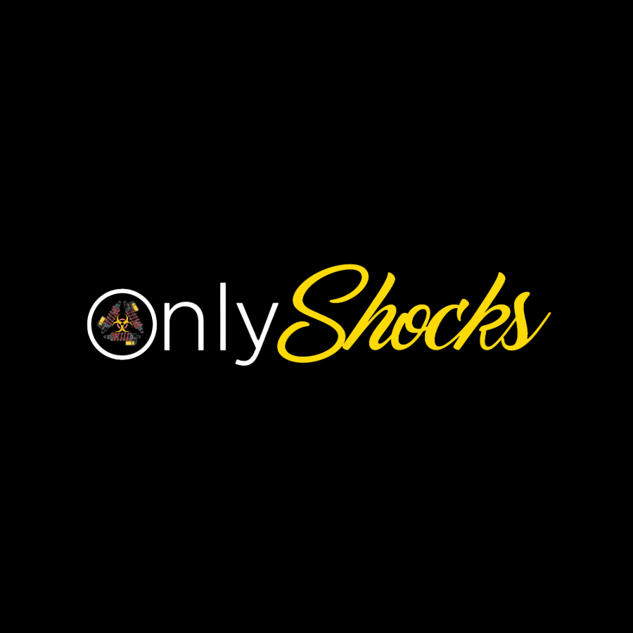 6 Inch Only Shock Stickers (white)